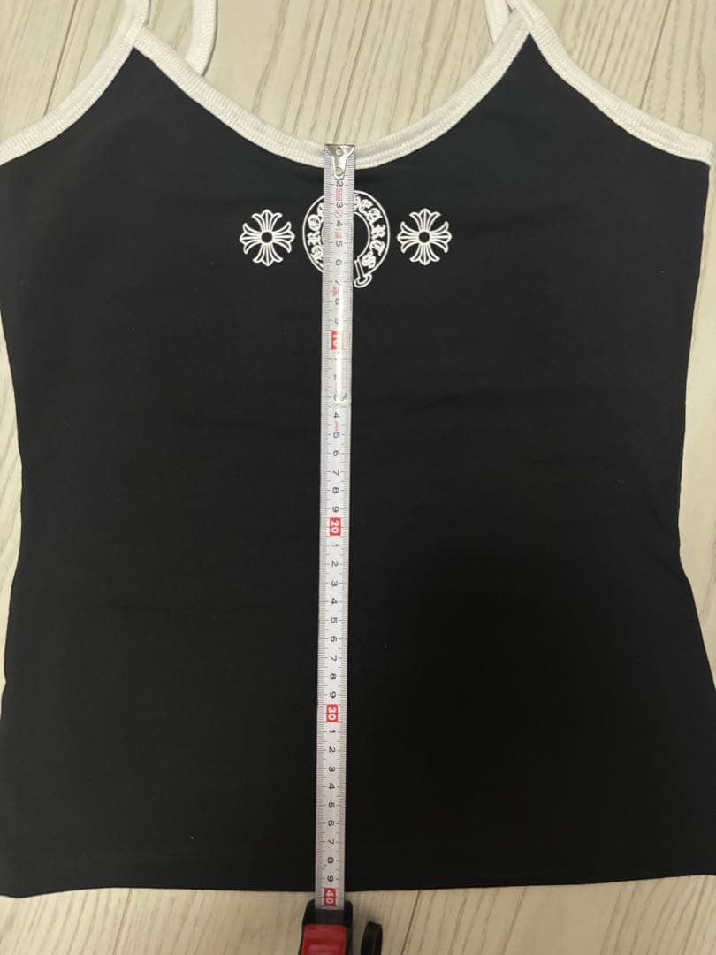 CHROME HEARTS クロムハーツ　ブラック　キャミソール　タンクトップ