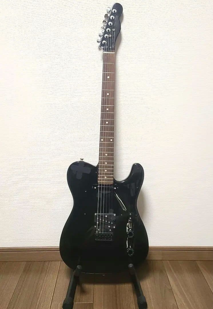 【カスタム品】テレキャスター オールブラック エレキギター 改造