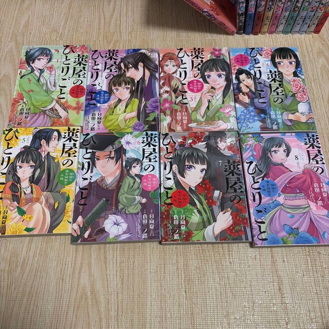【全巻セット】薬屋のひとりごと : 猫猫の後宮謎解き手帳 1〜20巻