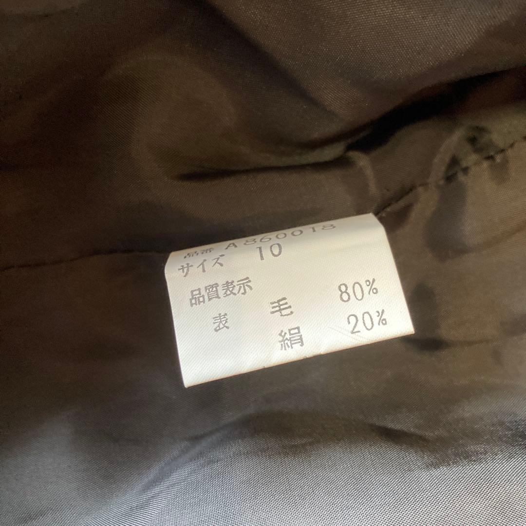 極美品　アクアスキュータム　シルクウール　ジャケット　ショートコート　黒