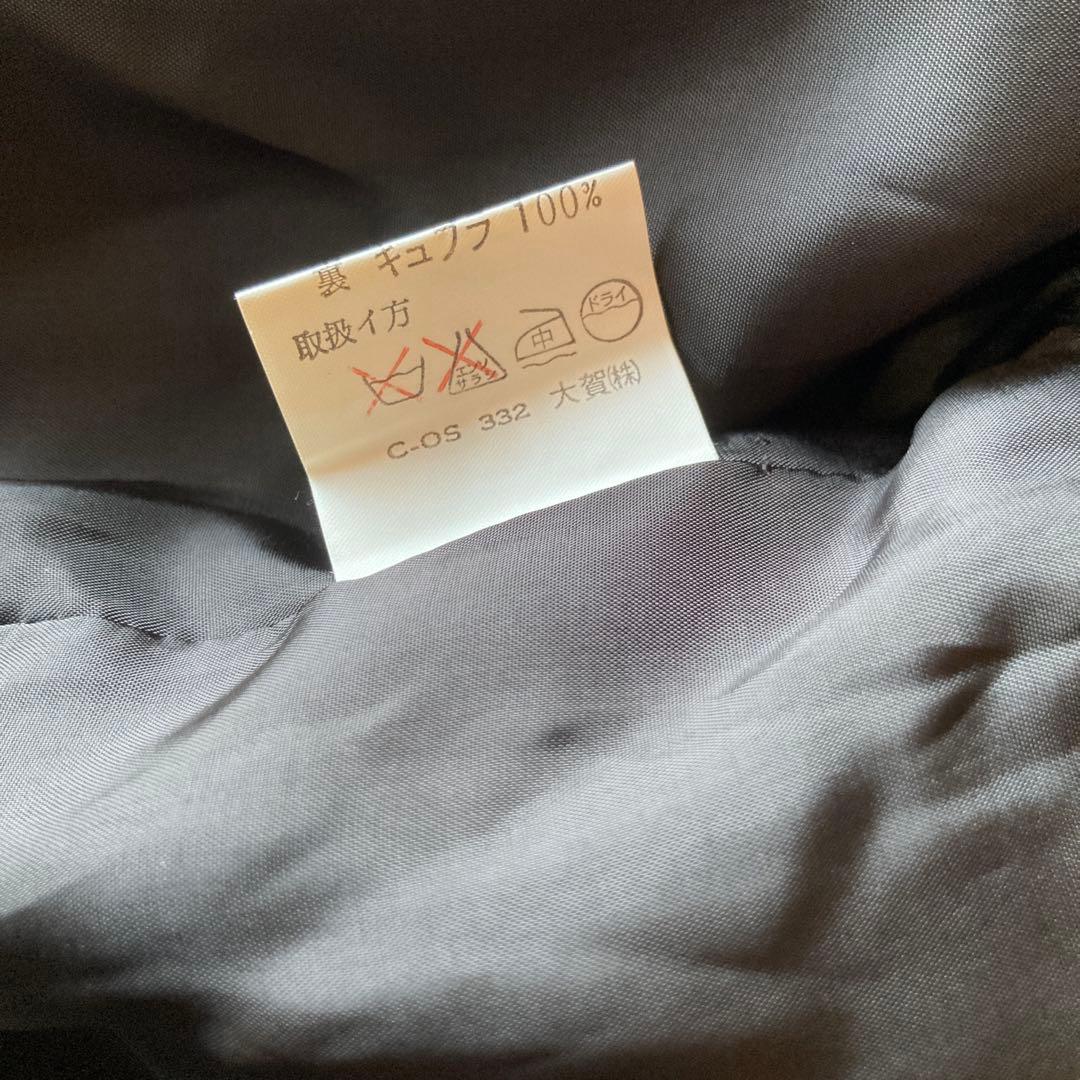 極美品　アクアスキュータム　シルクウール　ジャケット　ショートコート　黒