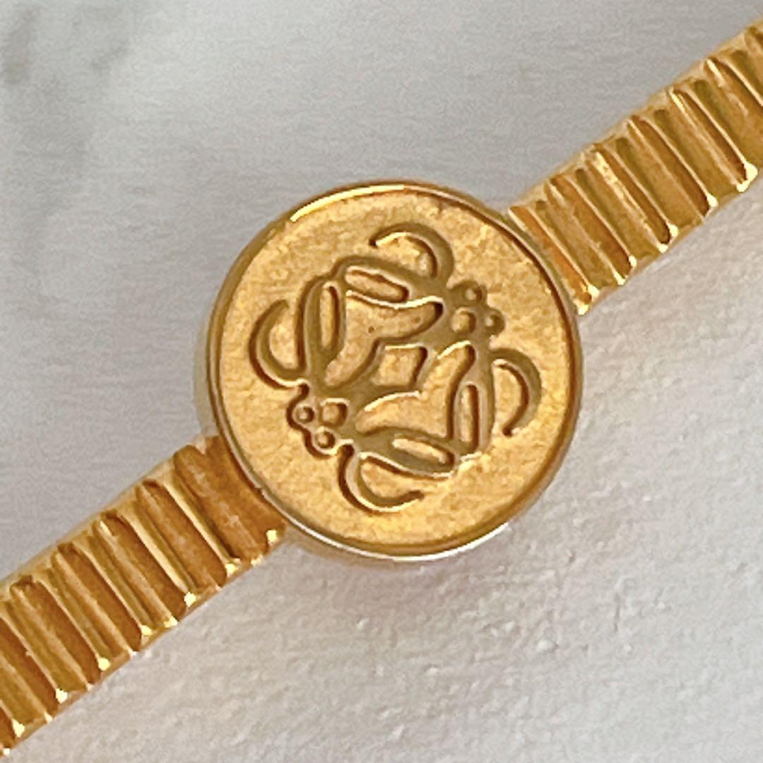 未使用級✨ロエベ アナグラム ネクタイピン スペイン製 センターサークル