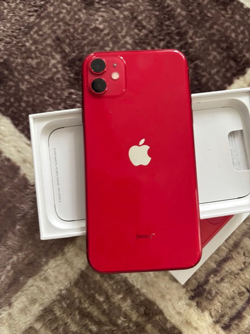 Apple iPhone 11 (赤) 本体のみ 箱付き 64GB