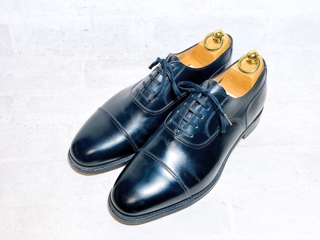 イギリス製【極美品】アルフレッドサージェント 高級 ストレートチップ UK7