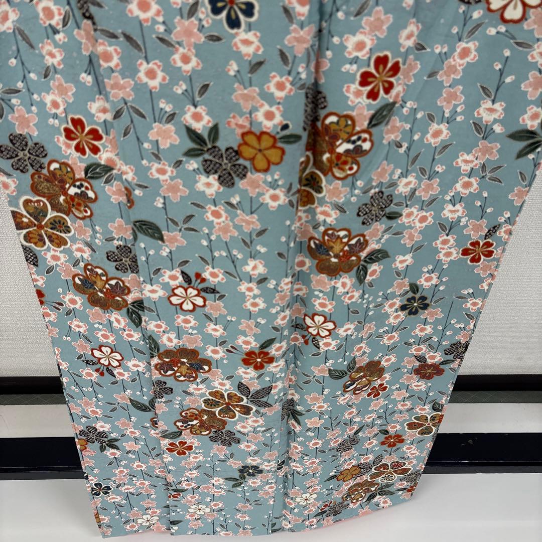 MTM☆様　AK-6900 AO-6558 小紋 古典柄 美しい染め 草花