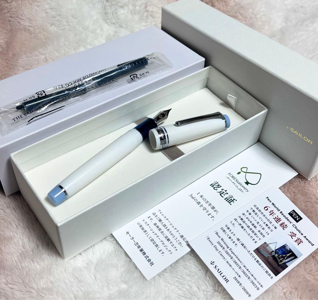限定 新品未使用 セーラー万年筆 世界のティータイム スリーティアーズ ニブM