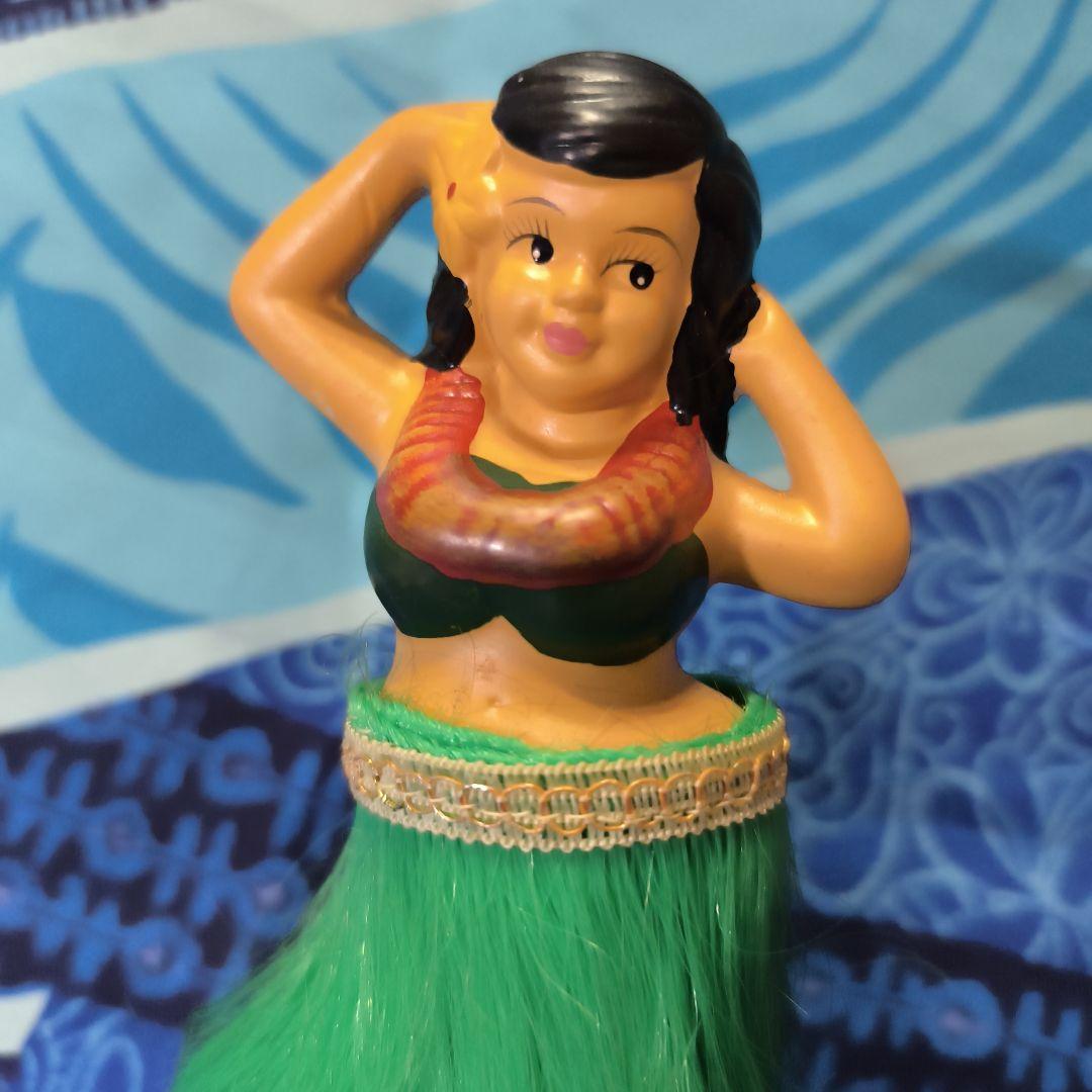 ハワイ フラダンス人形　ハンズアップ　ウィッギィ　レトロ