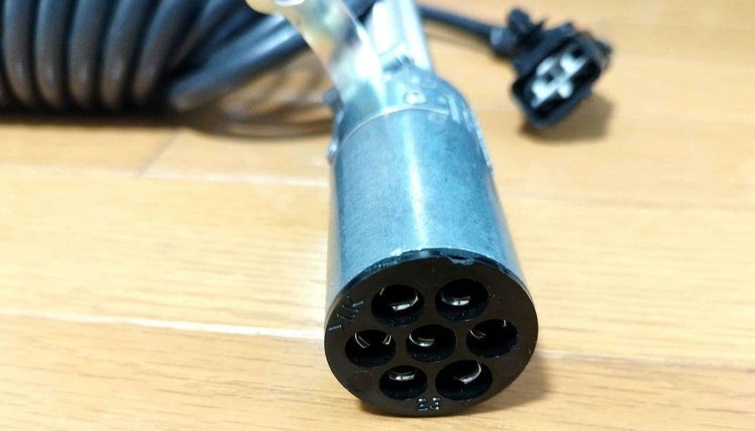 ★日野純正ジャンパーケーブル 金属製ソケット加工7極電源ケーブル いすゞ用 適応