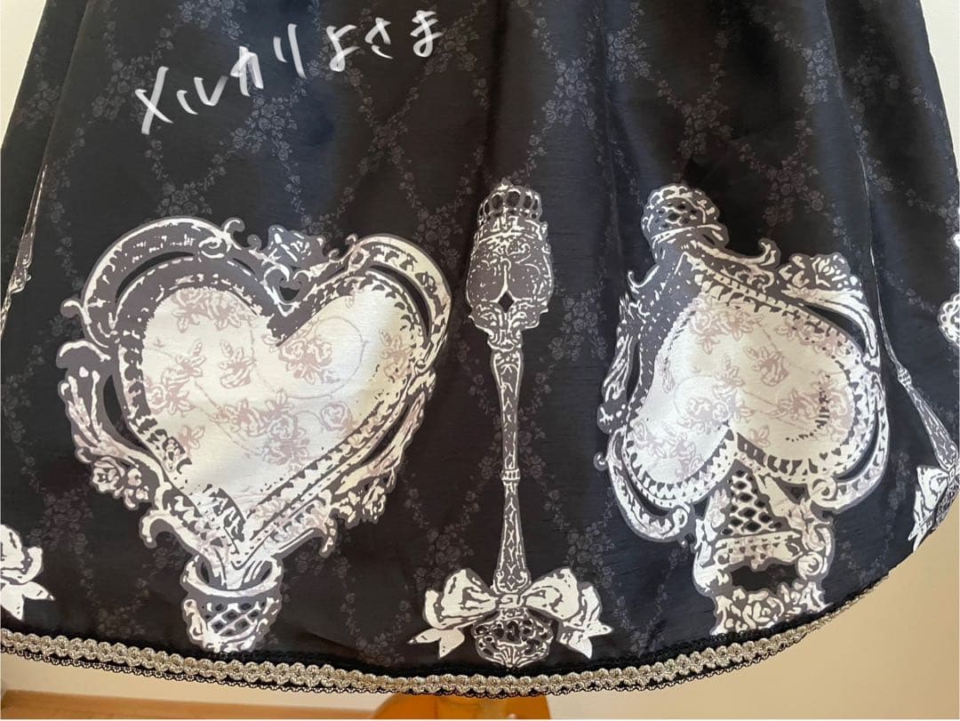 新品初版*Enchantilly*トランプティータイムジャンパースカート*黒