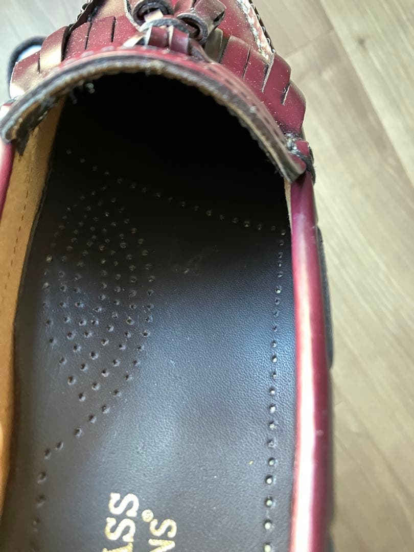 【G.H. BASS】 US5 WINE タッセルローファー