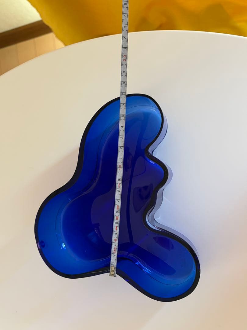  アアルトボウル195mm ブルー美品　ムーミンフィギア付き　希少