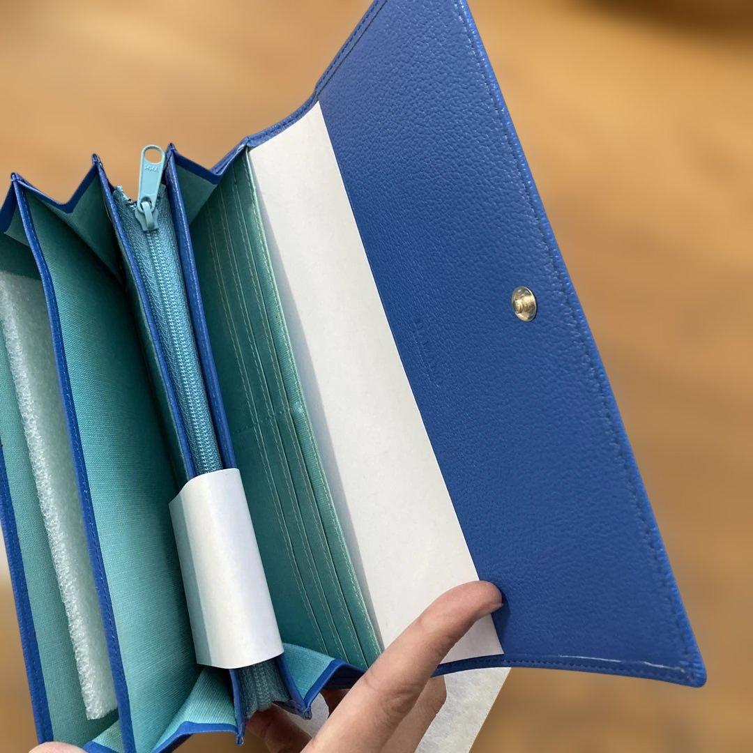 HAMANO 青 長財布　スヌーピー