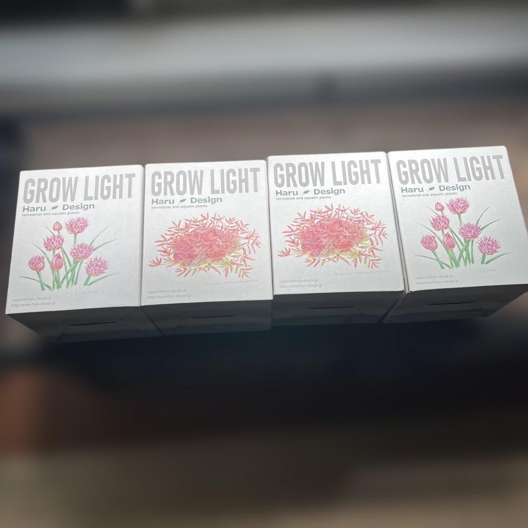 お得です★植物棚とライト4個セット