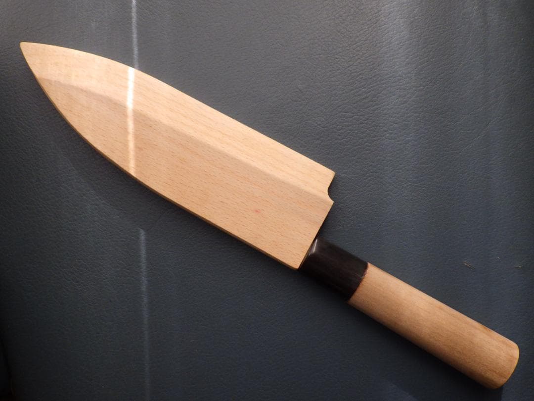 こ*ば様 INOX本焼/貞宗/出刃包丁/本水牛天然木柄★オリジナル鞘付属★