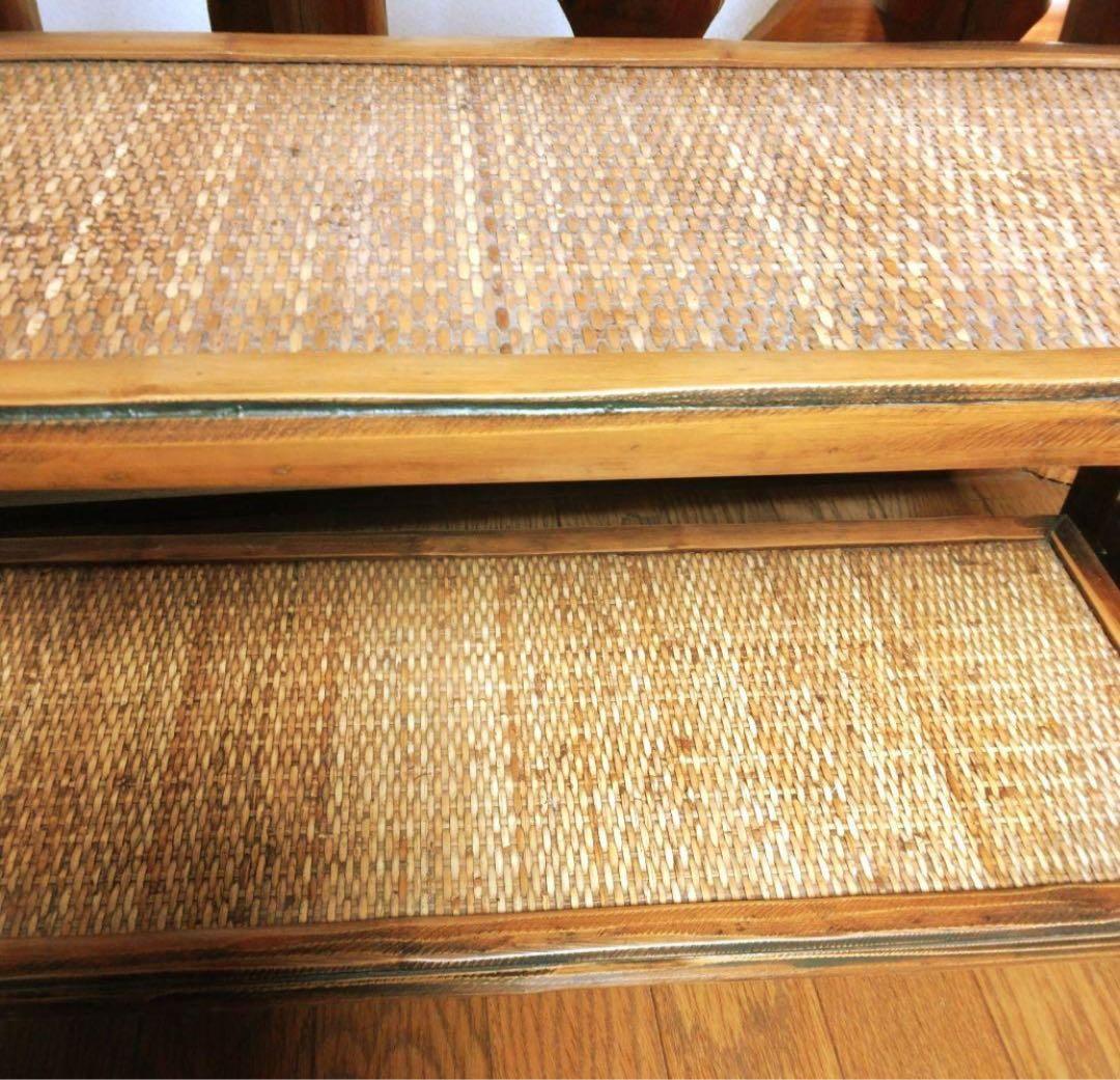ヴィンテージ　ラタンラック　収納棚