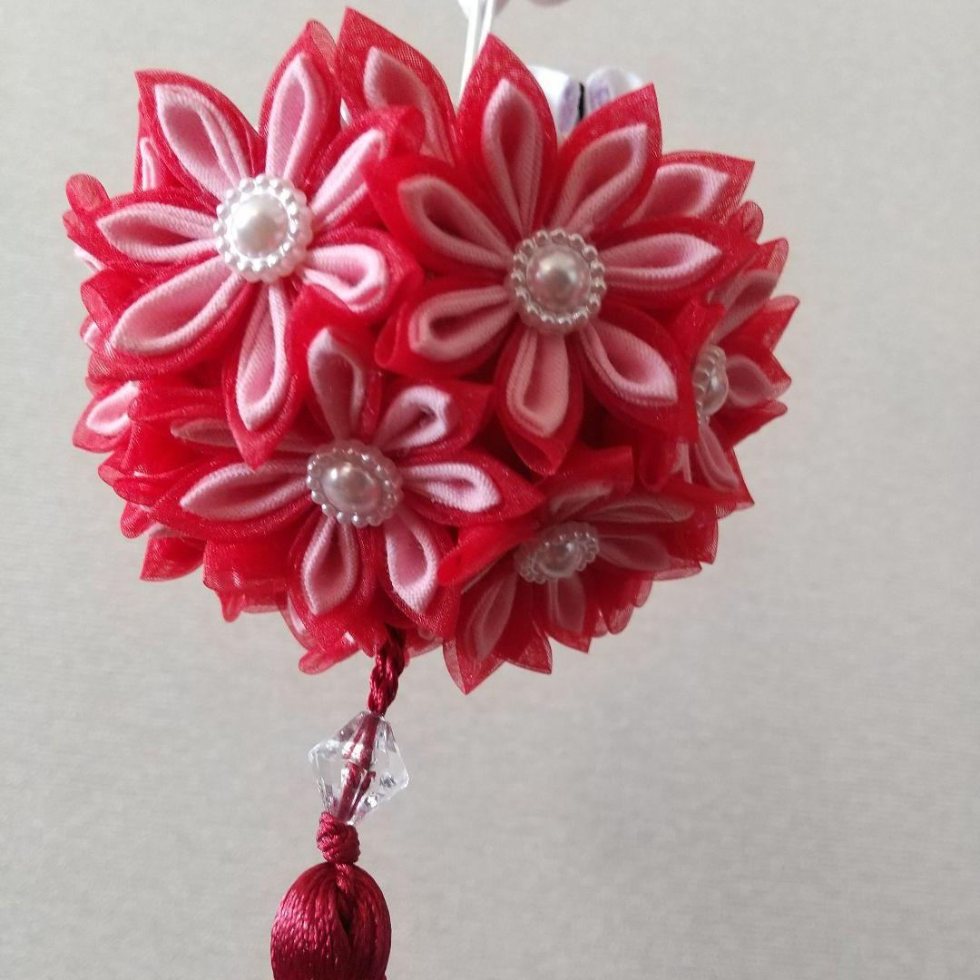 つまみ細工 つるし雛 つるし飾り 　うさぎのお雛様 BOX付き❗️