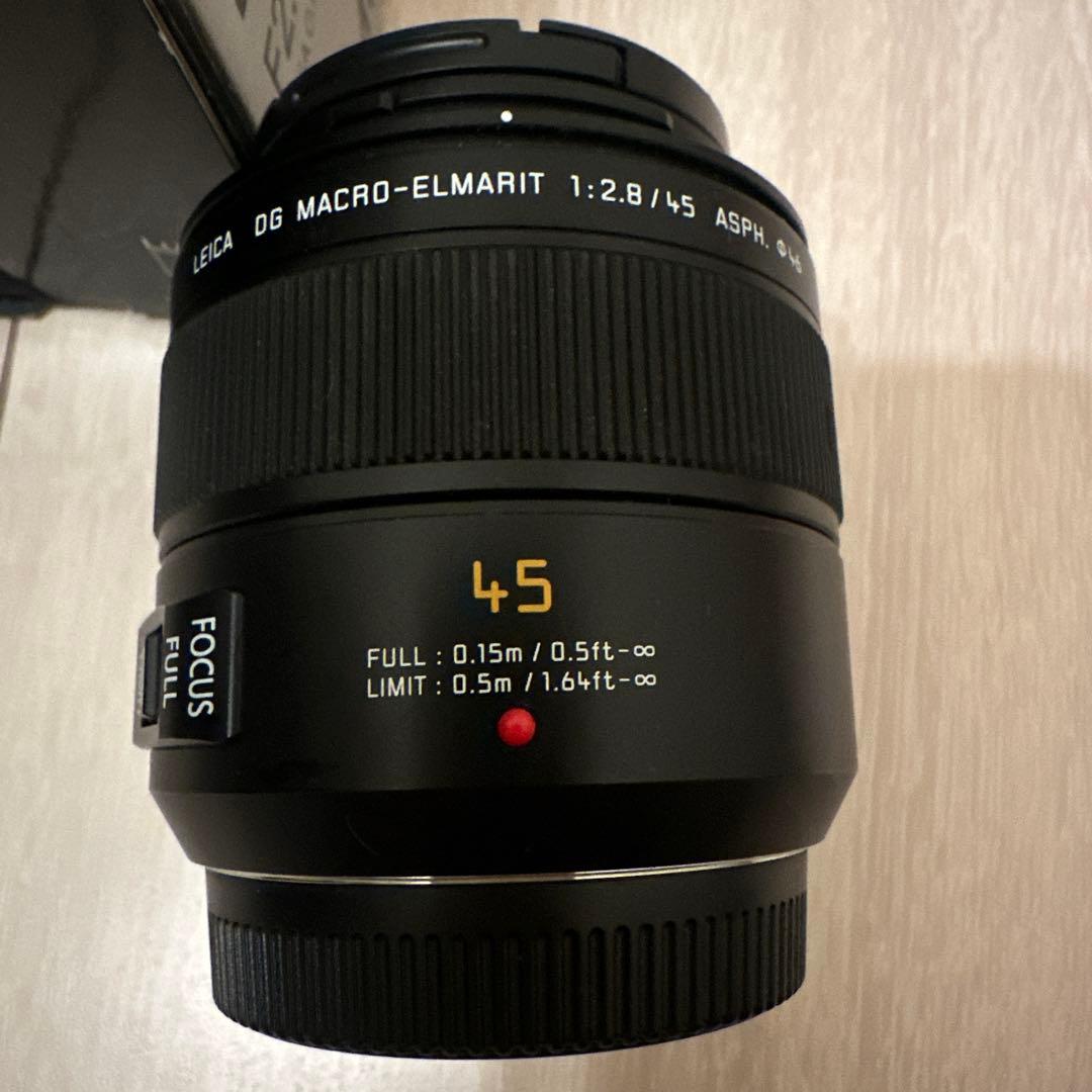 【美品】LUMIX マクロレンズ 45mm H-ES045