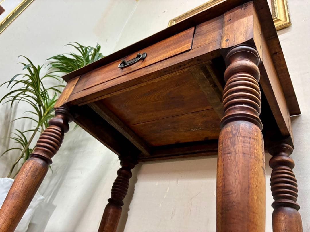 しゅん☆管391☆イギリス製☆アンティーク☆デスク☆平机