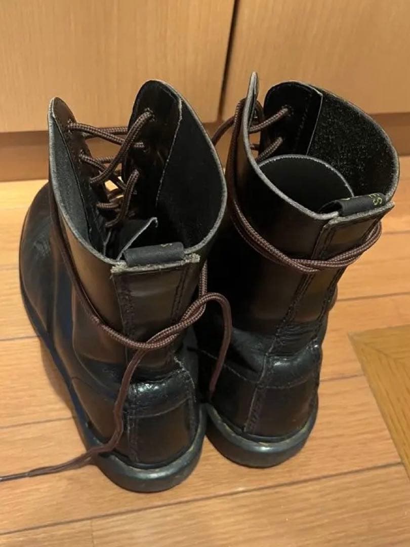 英国製 UK9 ドクターマーチン Dr.Martens 10ホールブーツ 茶紐