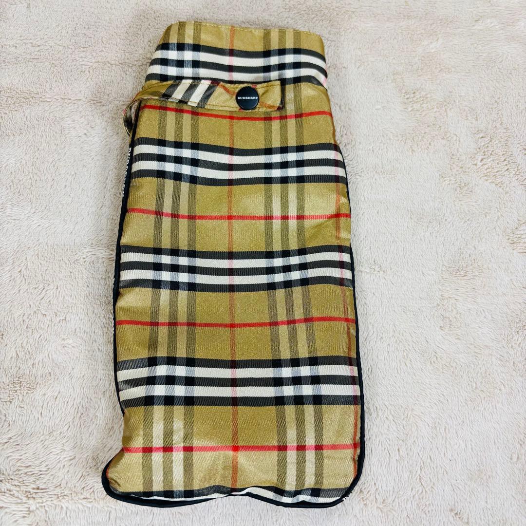 【極美品】BURBERRY バーバリー　折り畳み傘　ノバチェック　カバー付