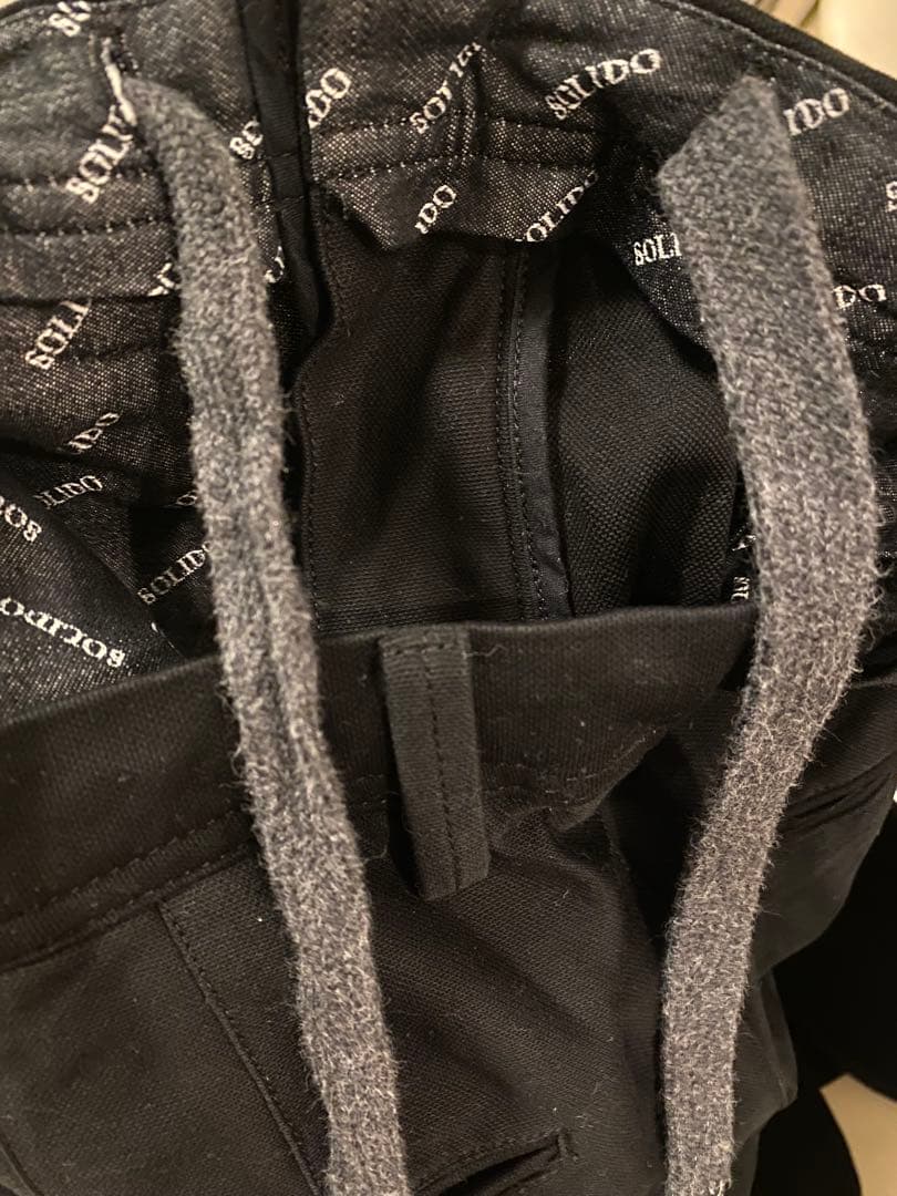 Solido ソリード　ブラック スーツセット 2つボタンジャケット