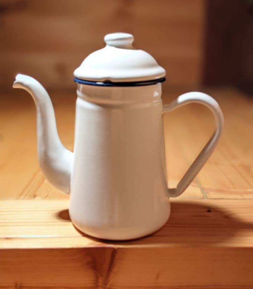 確認用　ホーロー　コーヒーポット