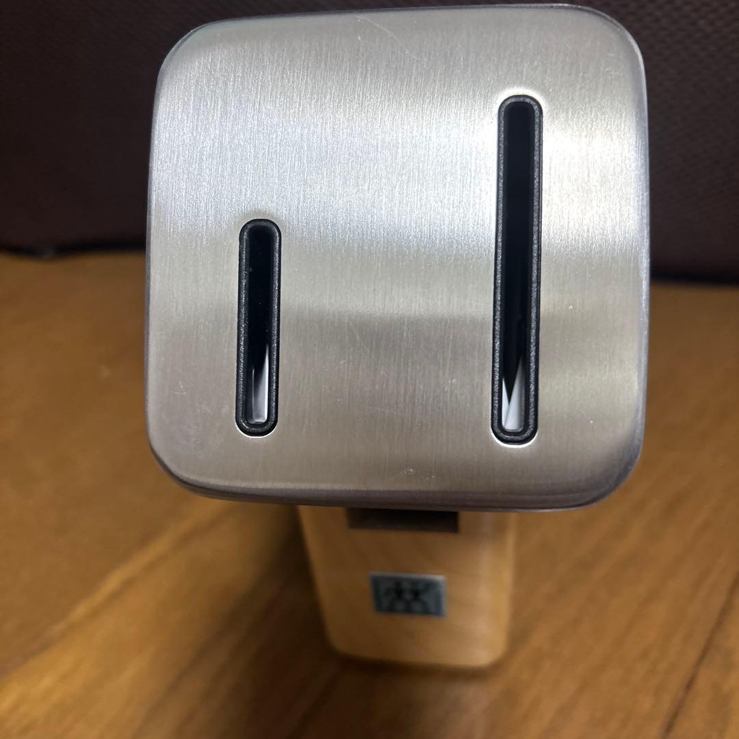 ZWILLING 包丁スタンド 木製 スリム
