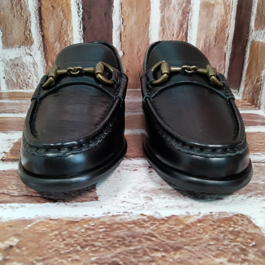 【未使用】green label relaxing（26）ビットローファー 　黒