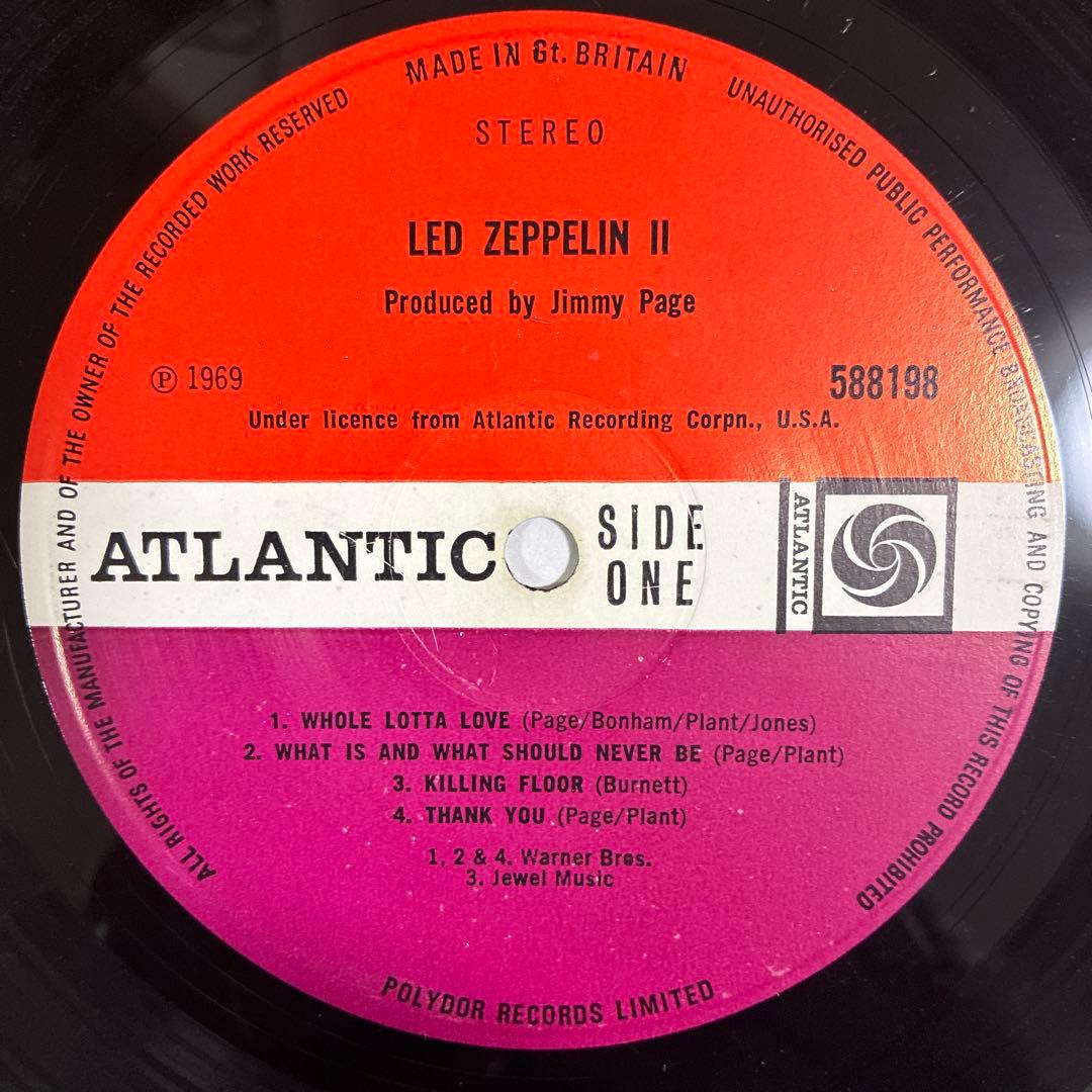 レッドツェッペリン 名盤 レコード Ⅱ UKオリジナル盤