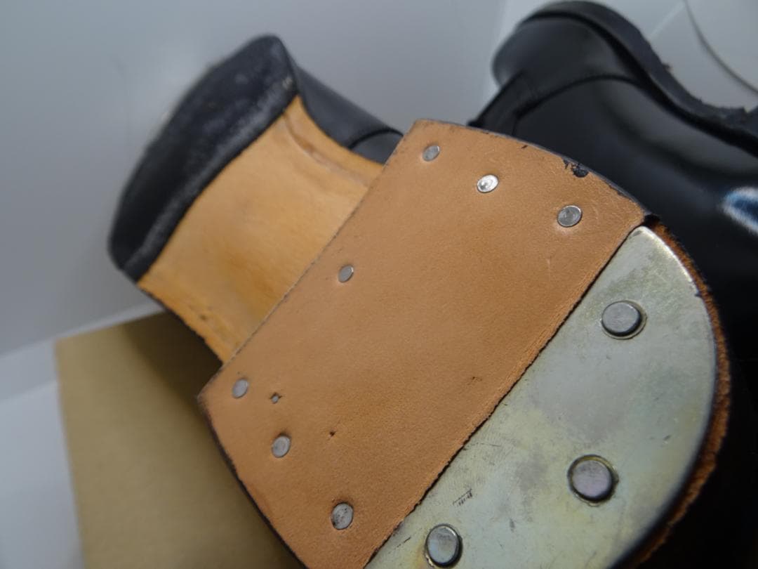 エ*オ様 新品チェコ軍オフィサーサービスシューズポストマンシューズ28.5cm黒