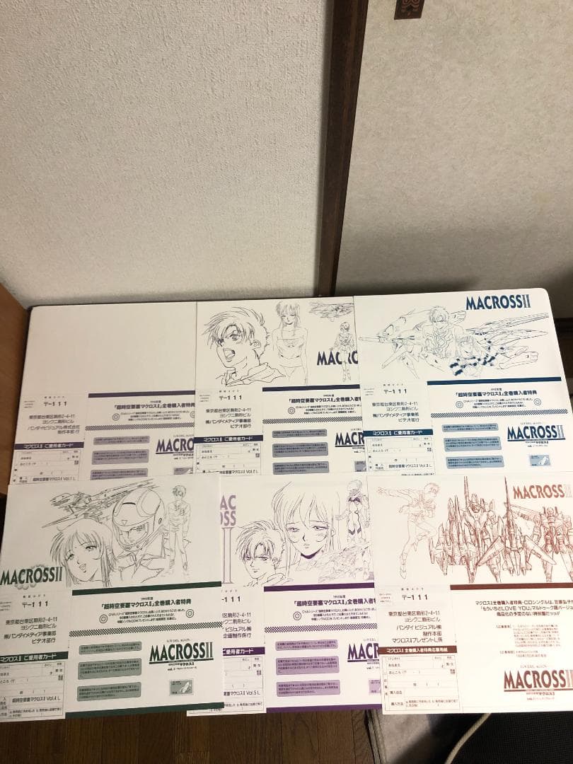 超時空要塞マクロス＋超時空要塞マクロスII レーザーディスク　計15枚セット
