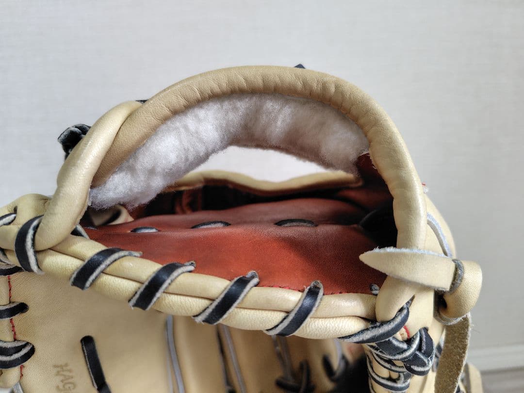 ミズノプロ　オーダー　波賀JAPAN 岸本耕作印　軟式　MIZUNO