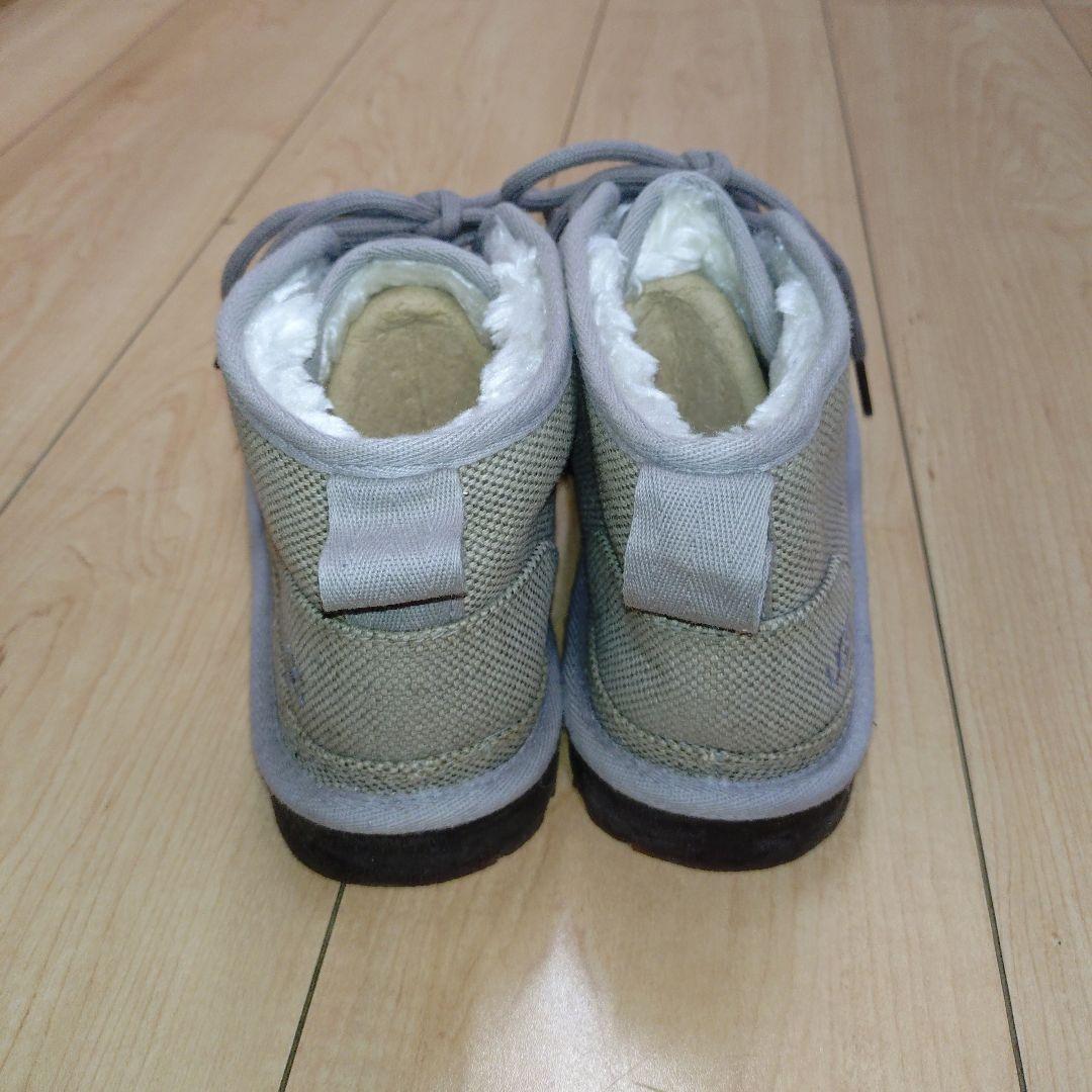 UGG アグ ニューメル ムートンブーツ レディース 24 グレー スニーカー風
