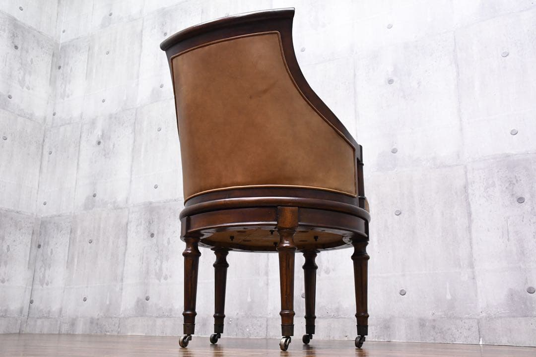 EBC12 ドレクセルヘリテイジ アップホルスタリー キャスター付きデスクチェア