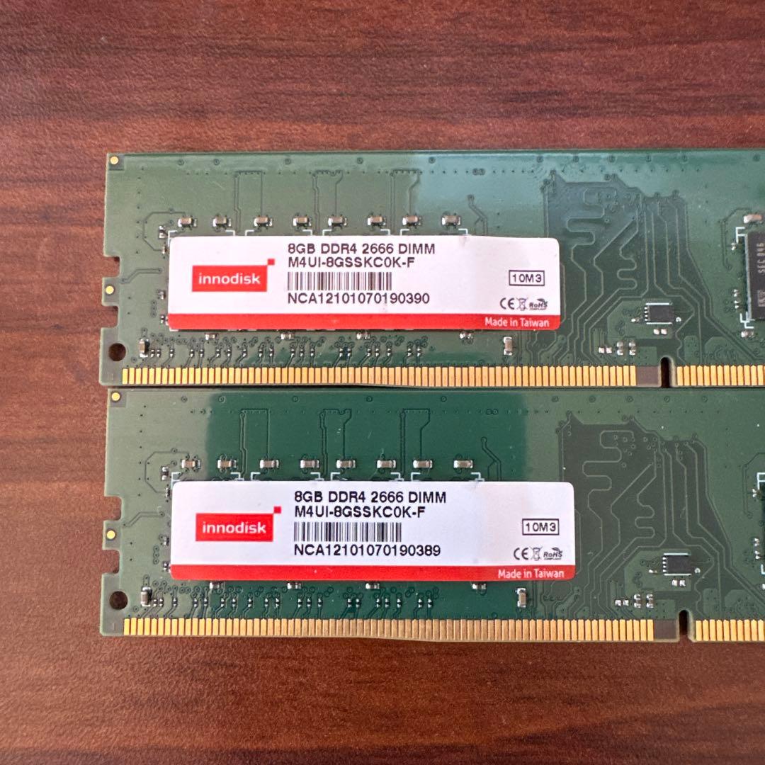 innodisk DDR4-2666 8GB x2 16GB ②