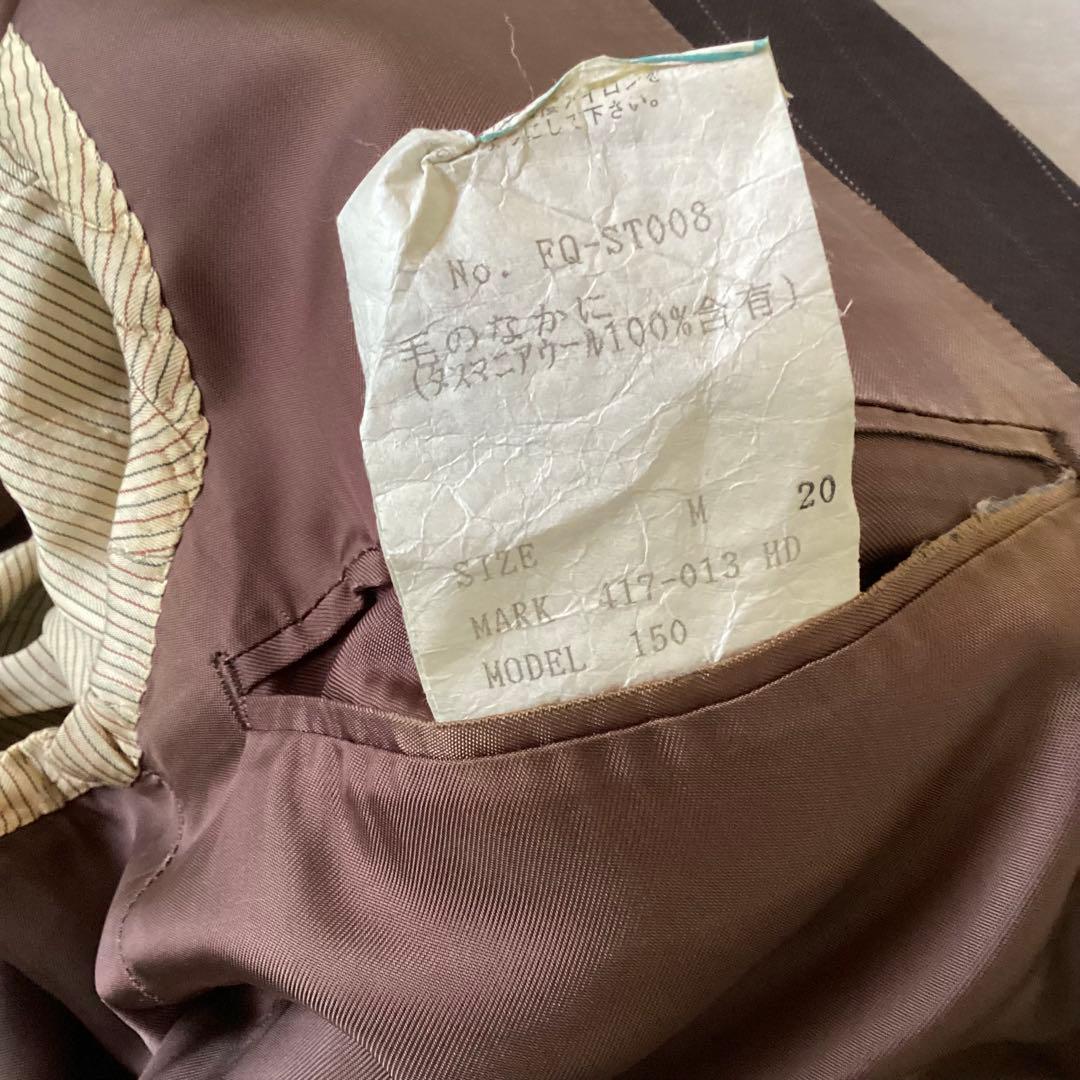 Paul Smithポールスミス　スーツセットアップ　ストライプ　ダークブラウン