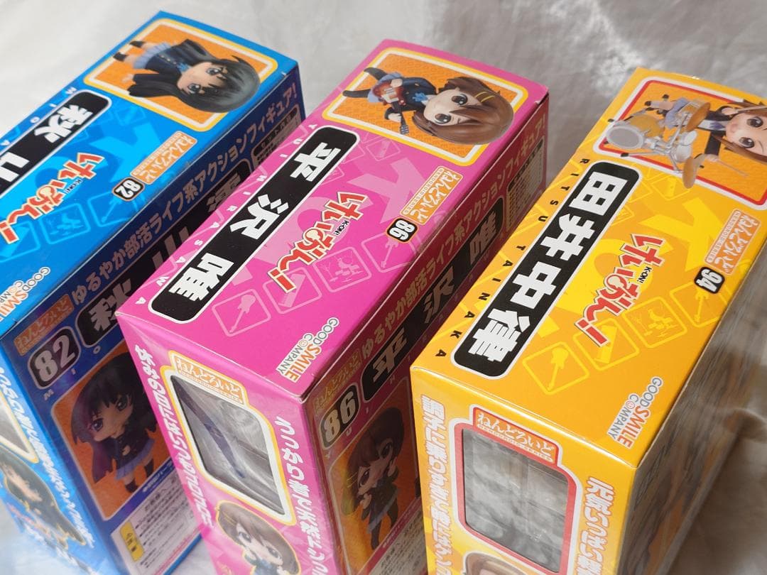 【未開封】ねんどろいど「けいおん！」6体　秋山澪・平沢唯・田井中律・琴吹紬 他