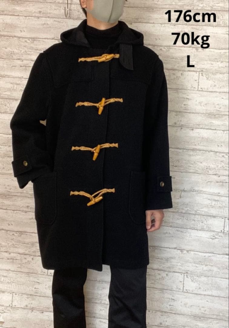 フォロー割済み　80's 90's ラルフローレン USA製 ダッフルコート　黒