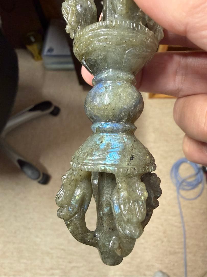 翡翠製 仏教法具デザイン 置物