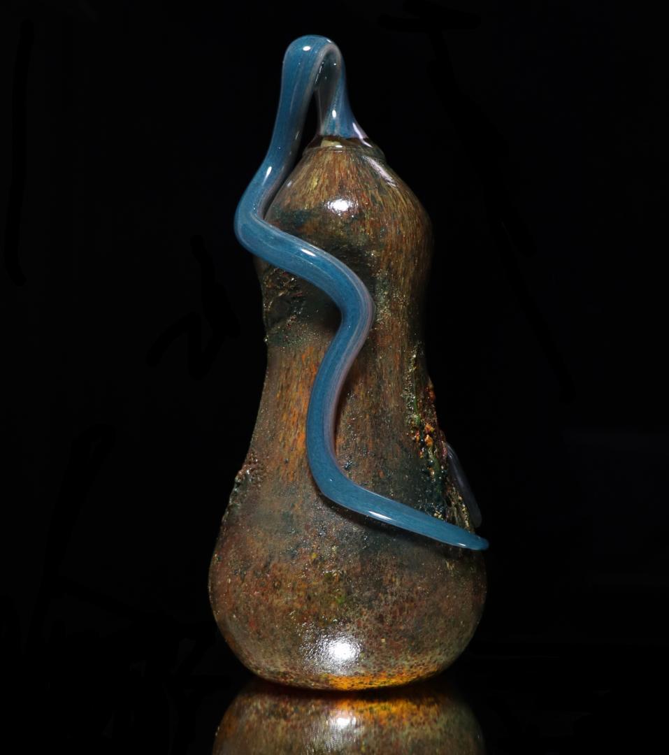 ドーム・ナンシー 瓢箪フォルム 昆虫意匠コロシント 特大置物 36cm2.2kg