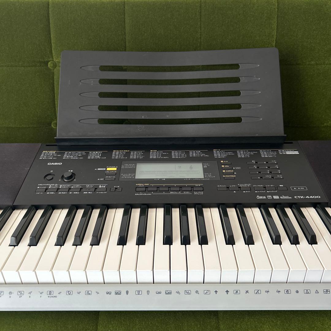 美品 CASIO CTK-4400 61鍵盤電子キーボード　アダプタ無し