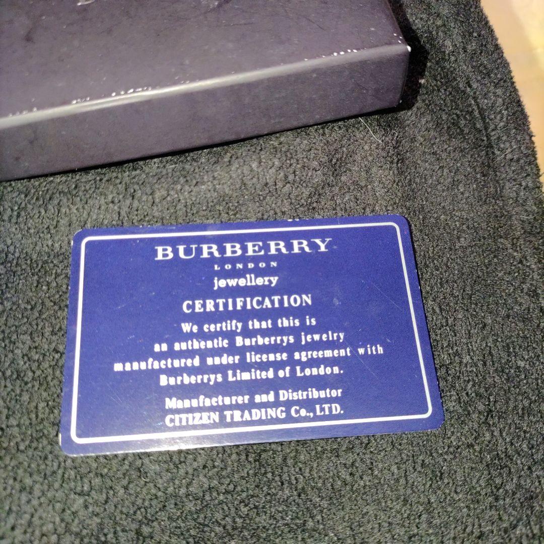 BURBERRY 925シルバー スクエアピアス