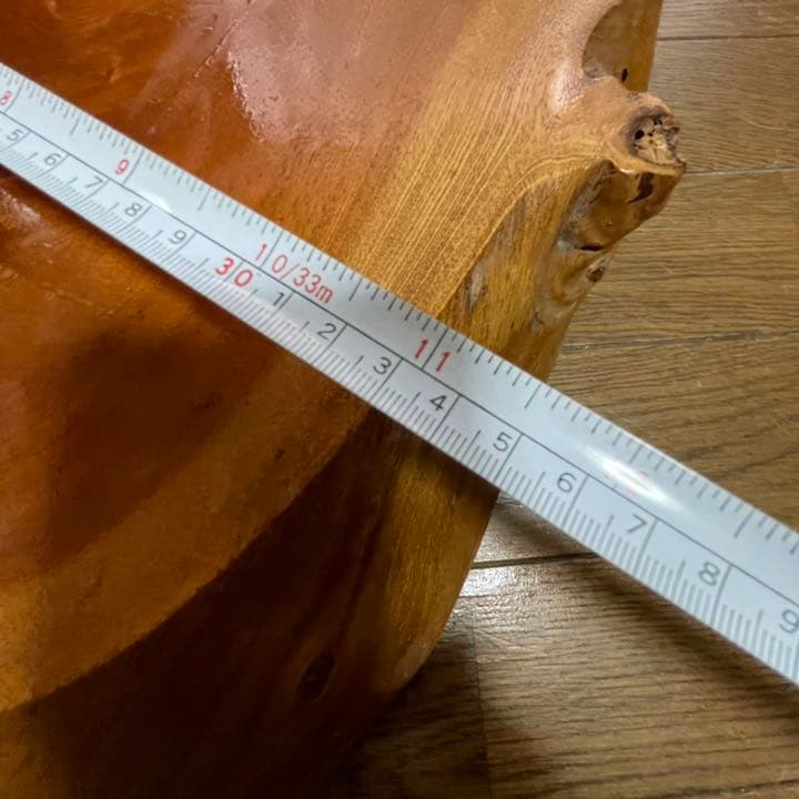 花台　壺敷き　花瓶敷き　一枚板　切り株