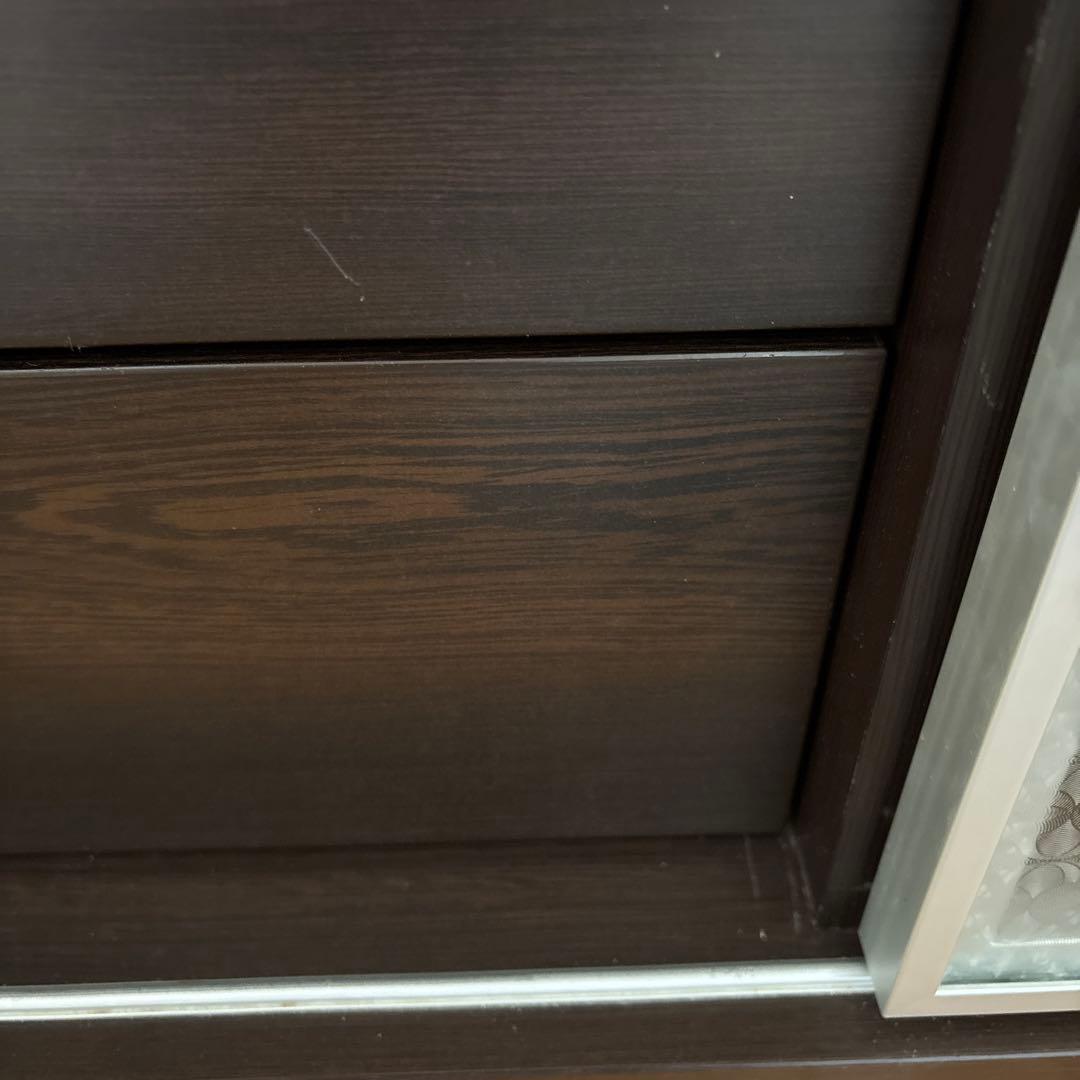 値下げ！ダークブラウン テレビボード 収納付き