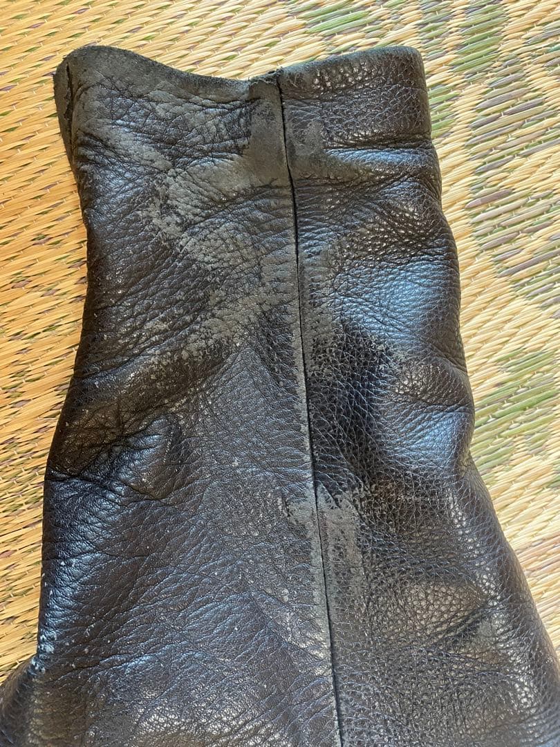 クシタニ製革ジャン　牛革　サイズLL ブラック　日本製