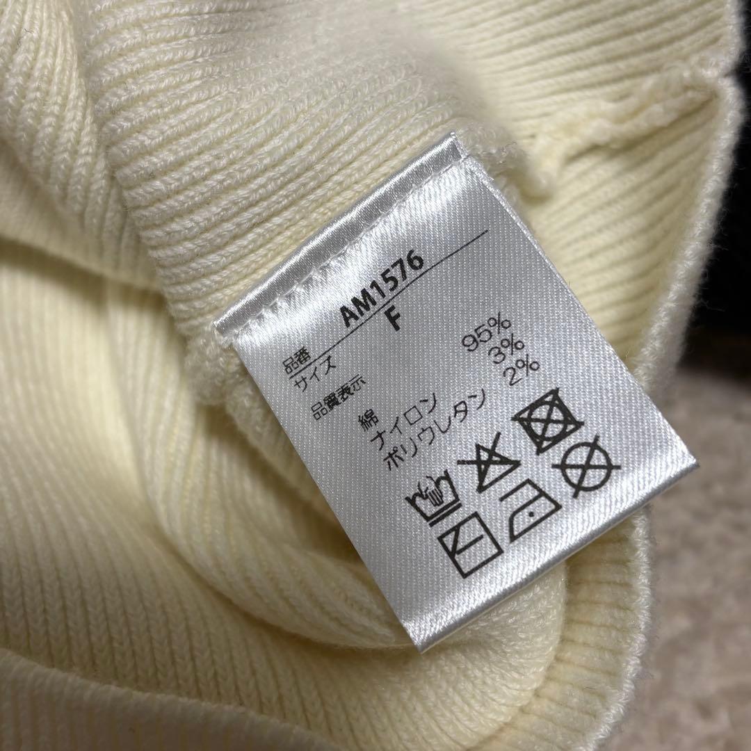 トップス andmary Letter mary logo tops black