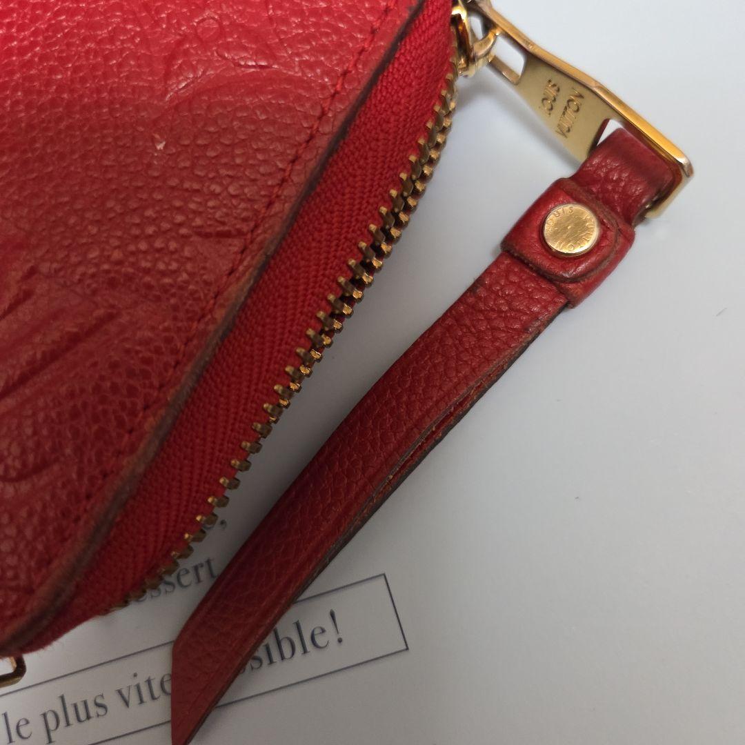 L*4様 Louis Vuitton レッド 長財布