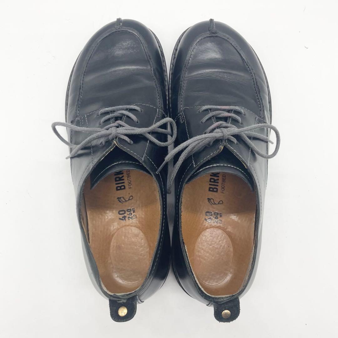 BIRKENSTOCK TIMMINS 革靴 uチップ レザー 黒 26.0cm