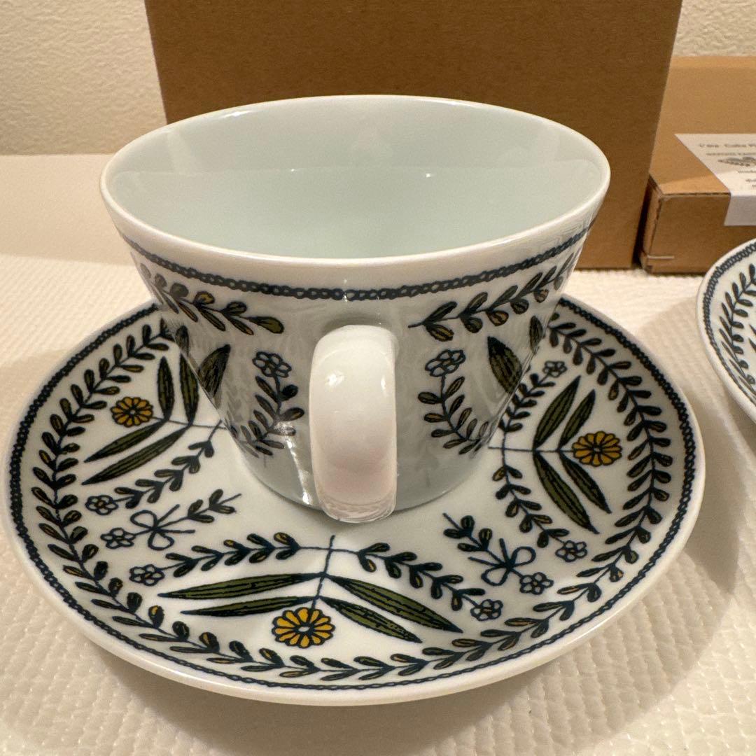 鹿児島睦 カップ＆ソーサー・ケーキプレート　セット