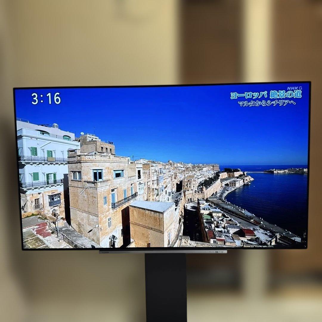 美品TOSHIBA 有機ELテレビ 65V型 Bluetooth対応 ハイモデル